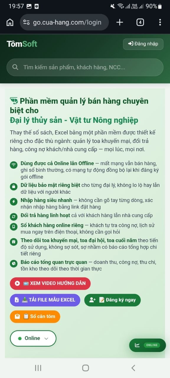 Sổ Bán Hàng Đại Lý